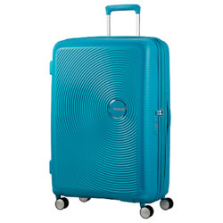 American Tourister Soundbox 4-Wheel 77cm Suitcase Summer Blue